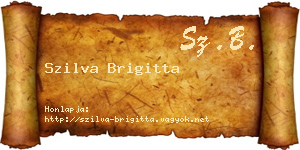Szilva Brigitta névjegykártya